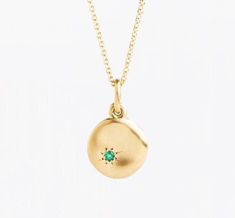 Organic Disc Pendant
