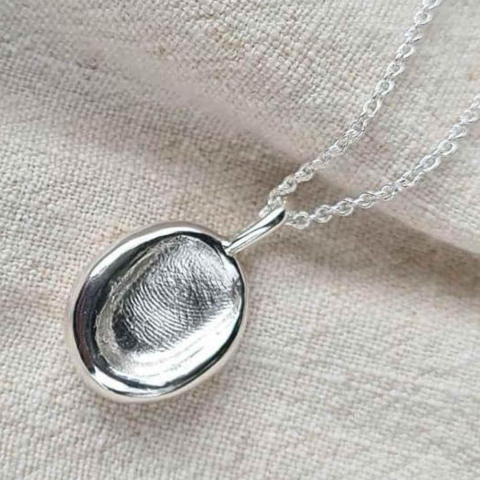 ‘Moments in Time’ Fingerprint Pendant