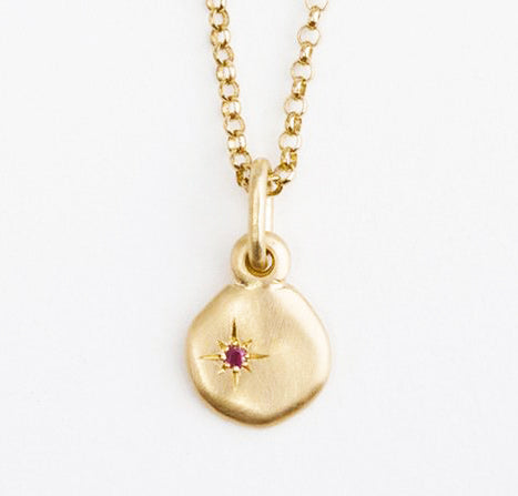 Organic Disc Pendant