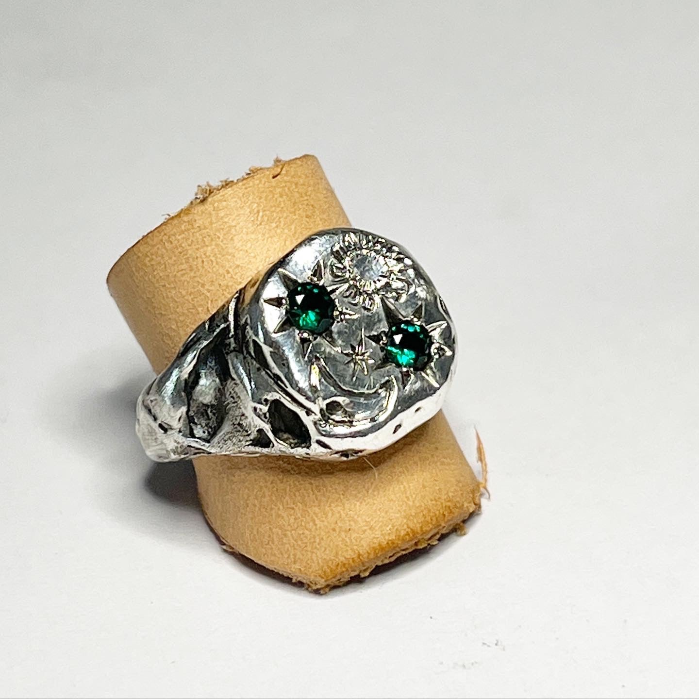 Emerald Galaxy Ring