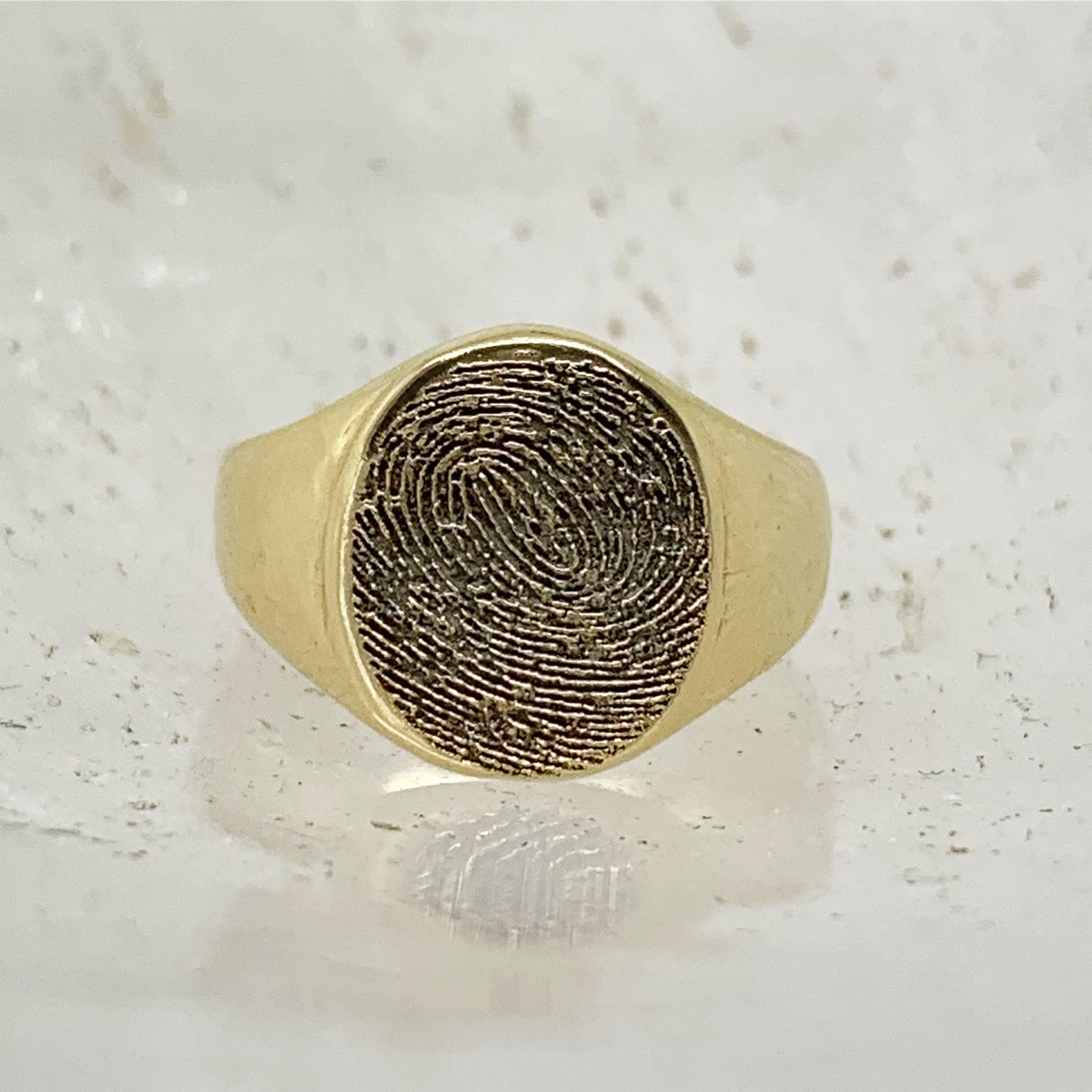 Fingerprint Signet Ring